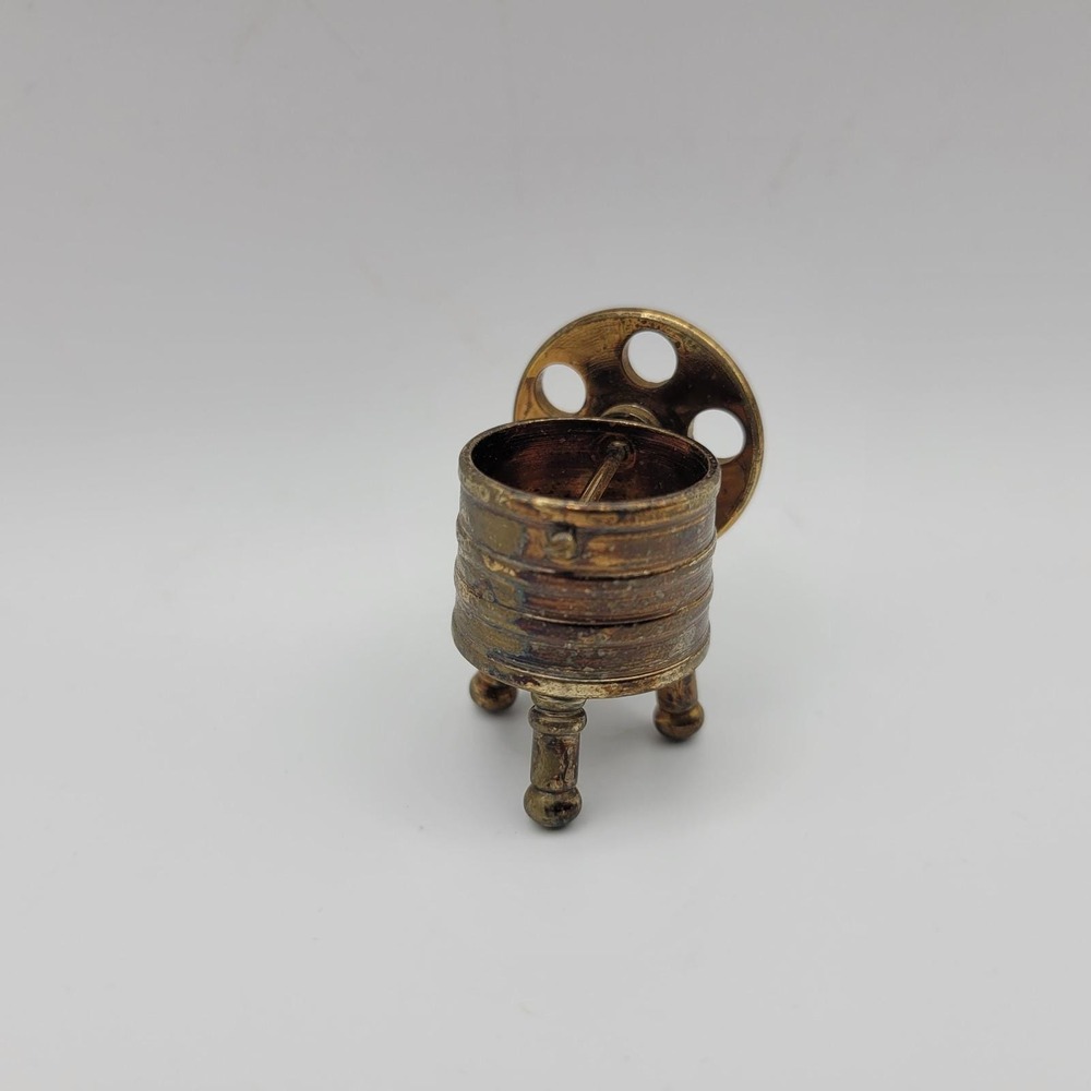 Miniature Metal Wash Basin Machine Doll House‎ Collectible